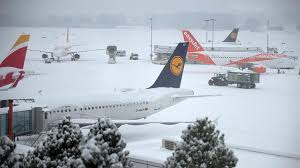 تعطیلی فرودگاه ژنو در پی بارش سنگین برف
