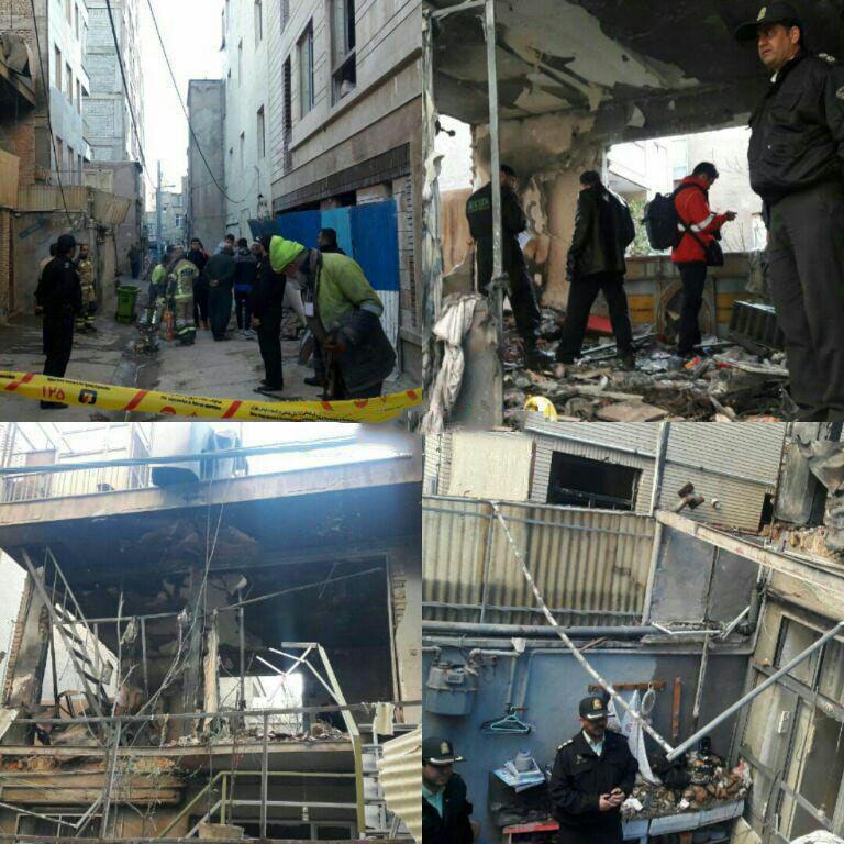 تخریب ساختمان دو طبقه در خیابان مرتضوی (عکس)