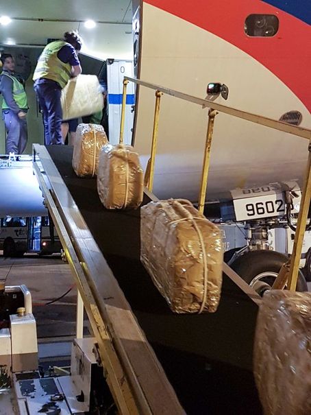 کشف بسته‌های کوکائین در چمدان سفیر روس +تصاویر