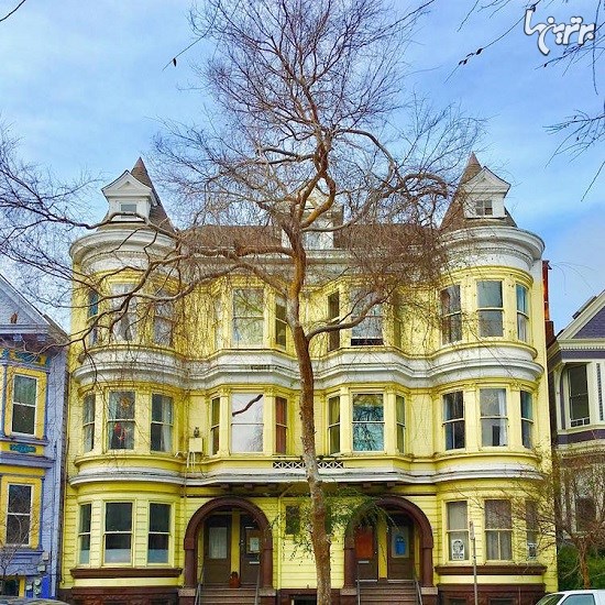 خانه های بهاری و آبنباتی رنگ سانفرانسیسکو (+عكس)