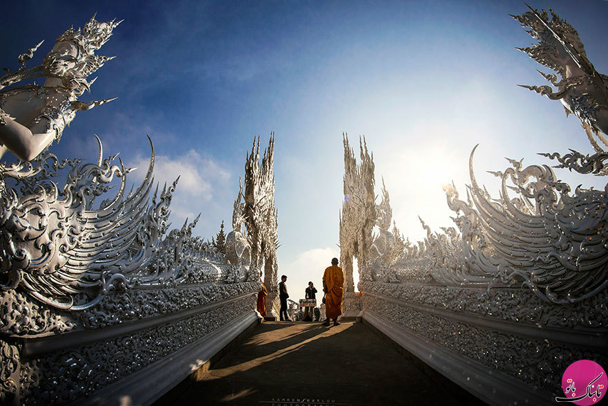 معبد سفید در تایلند با معماری شگفت انگیز (+عکس)