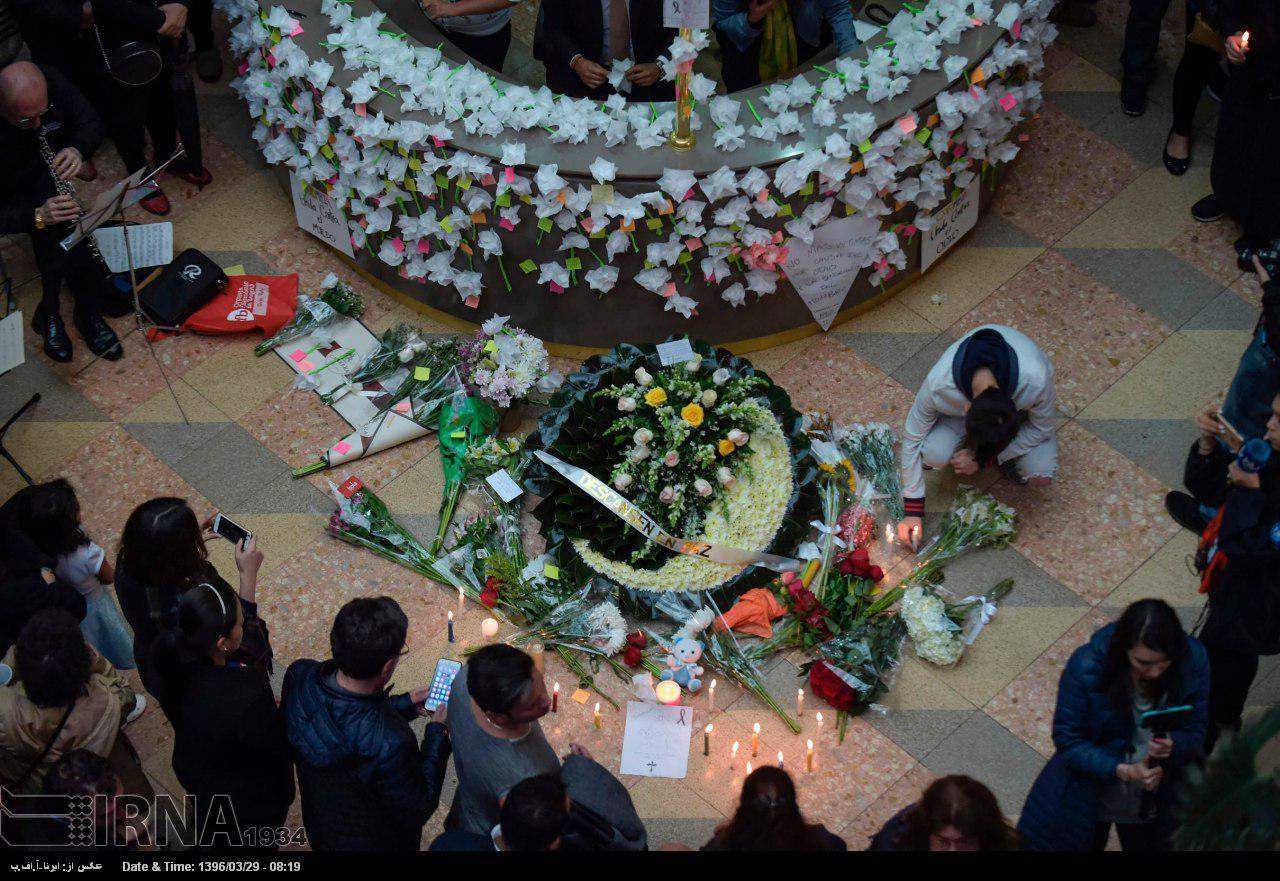 ادای احترام به کشته شدگان بمب گذاری در پایتخت کلمبیا