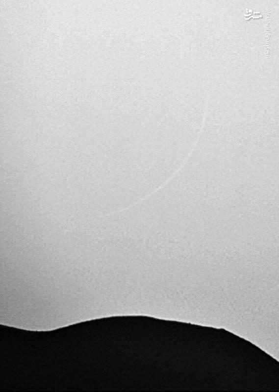 نمایی از هلال ماه رمضان (عکس)