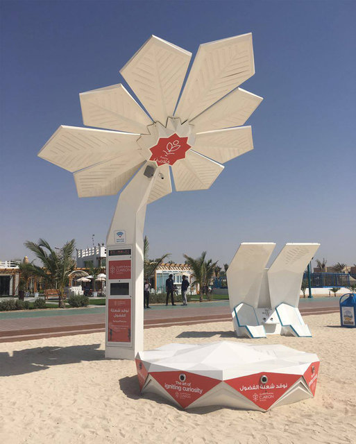 نخل‌های دوبی هوشمند و خورشیدی می‌شوند(+ عکس)