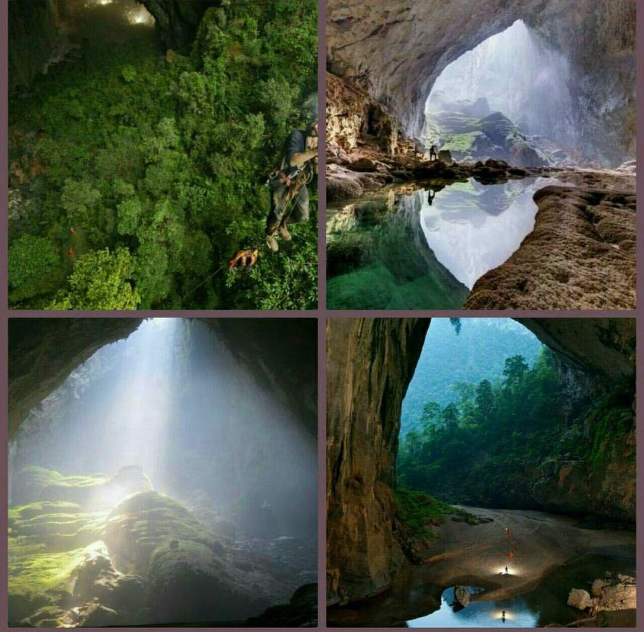 بزرگترین غار دنیا در ویتنام با یک جنگل در دل غار! (عکس)