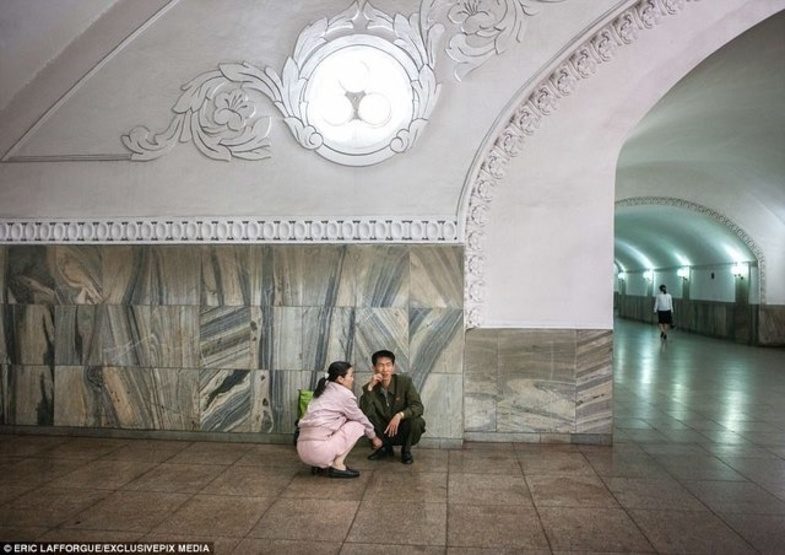 عمیق‌ترین متروی جهان در کره شمالی (عکس)