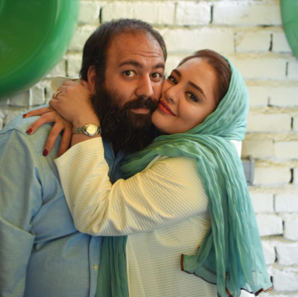 عکس رومانتیک «نرگس محمدی» و همسرش
