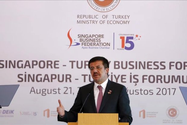 مبادلات ترکیه و سنگاپور به 2 میلیارد دلار می‌سد