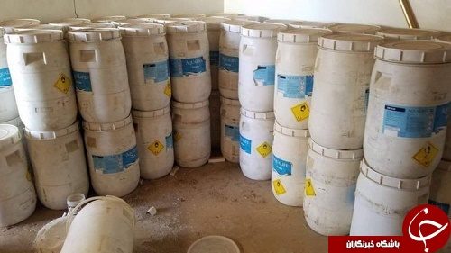 کشف کارگاه ساخت خمپاره های شیمیایی داعش