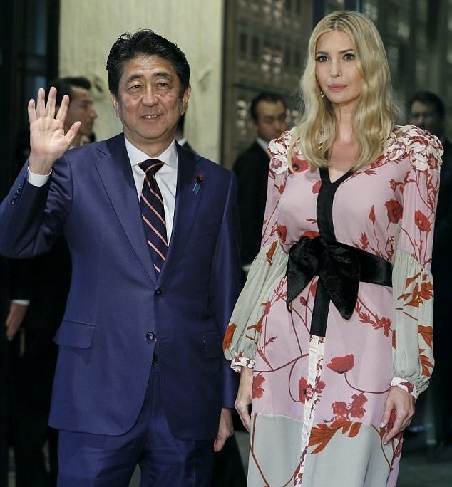 جشن تولدی که نخست وزیر ژاپن برای دختر ترامپ گرفت! (+عکس)