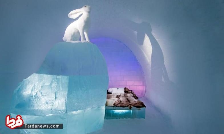 هتل یخی سوئدی با تم موجودات فضایی (+عکس)