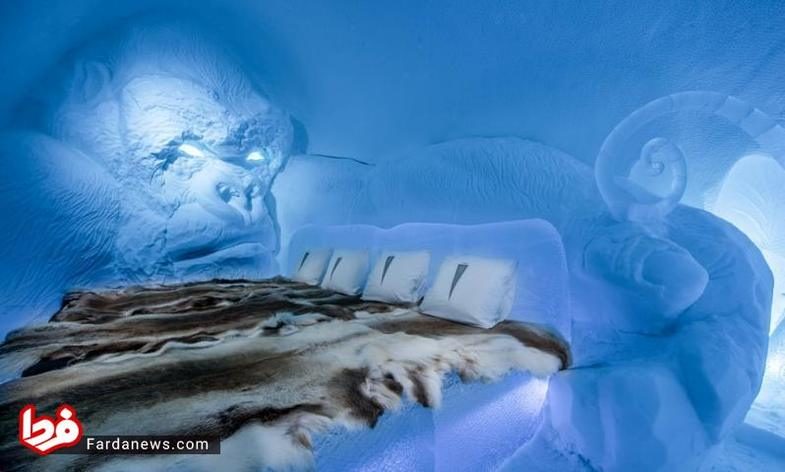 هتل یخی سوئدی با تم موجودات فضایی (+عکس)