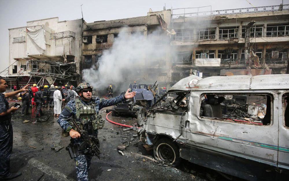 حمله ناکام داعش به بازاری در بغداد