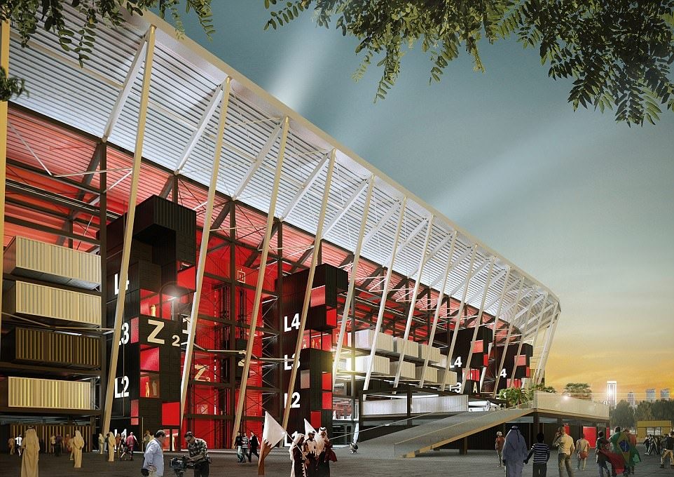 استادیوم قابل حمل قطری‌ها برای جام جهانی 2022(+عکس)