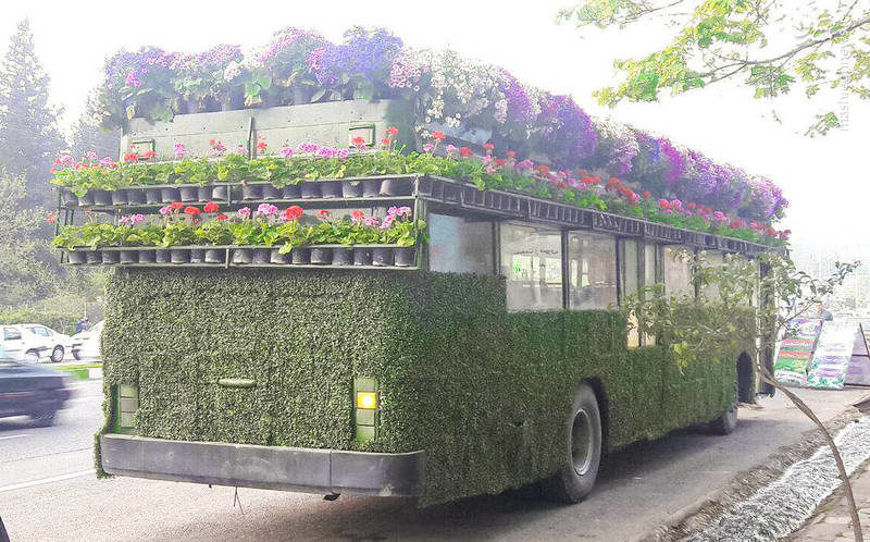 اتوبوس بهاری! (عکس)