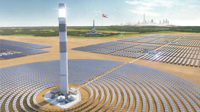 احداث بزرگ‌ترین برج تولید انرژی خورشیدی
