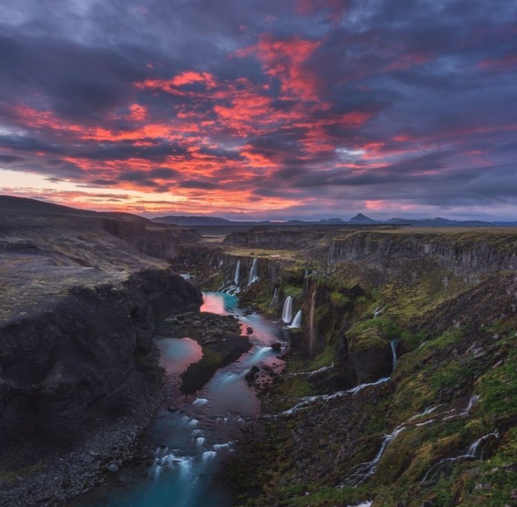 غروب جادویی ایسلند در عکس روز نشنال جئوگرافیک