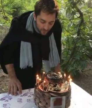 بهرام رادان و کیک تولد 39 سالگی اش (+عکس)