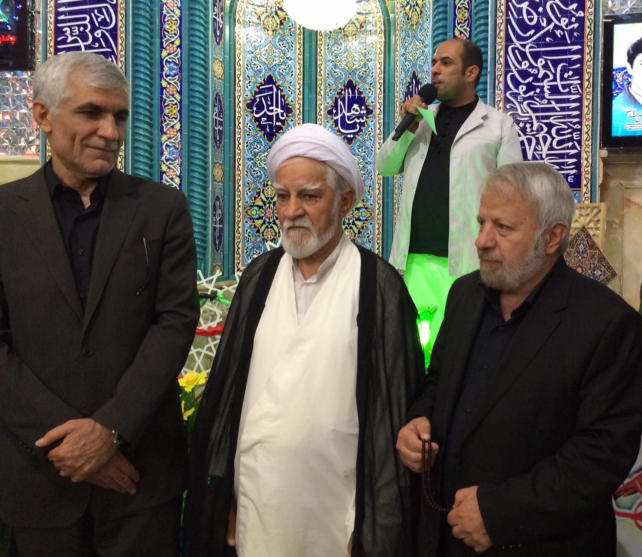 حضور شهردار تهران در مراسم بزرگداشت شهیدان مقدم در منطقه 17 (دارالشهدای تهران)