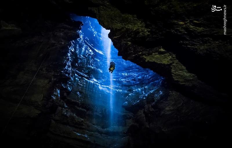 بزرگترین غار زیرزمینی انگلیس (عکس)