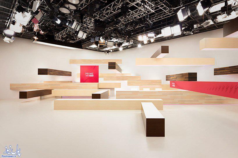 طراحی متفاوت یک استودیو تلویزیونی در ژاپن! (+عکس)