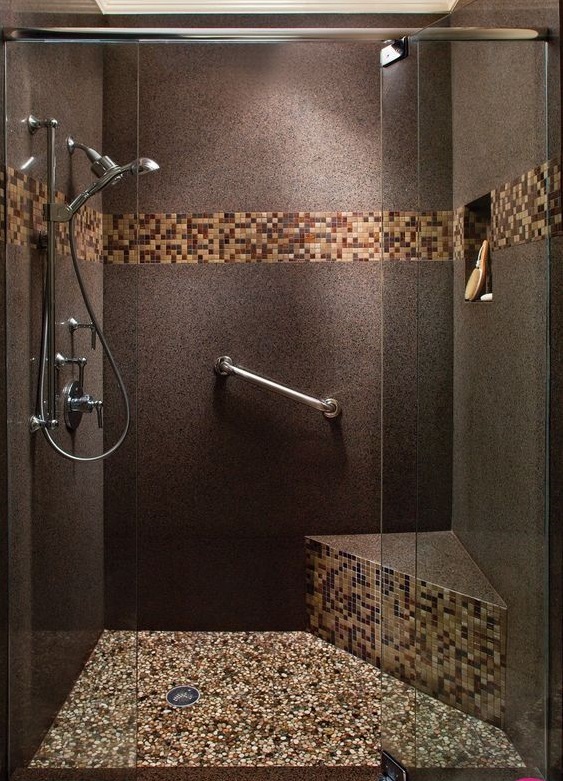 تزیین حمام و دستشویی با سنگریزه و قلوه سنگ