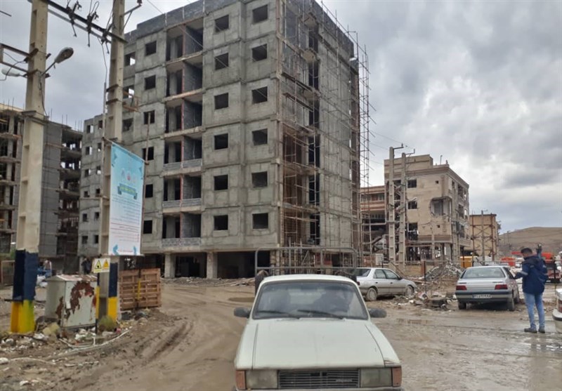 مسکن مهر سرپل‌ذهاب یک سال بعد از زلزله