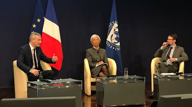 هشدار مقامات صندوق بین المللی پول و فرانسه نسبت به عواقب جنگ تجاری