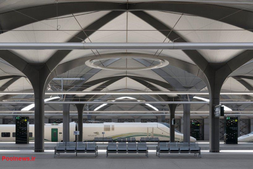معماری ویژه در مسیر قطار سریع السیر عربستان(+عکس)