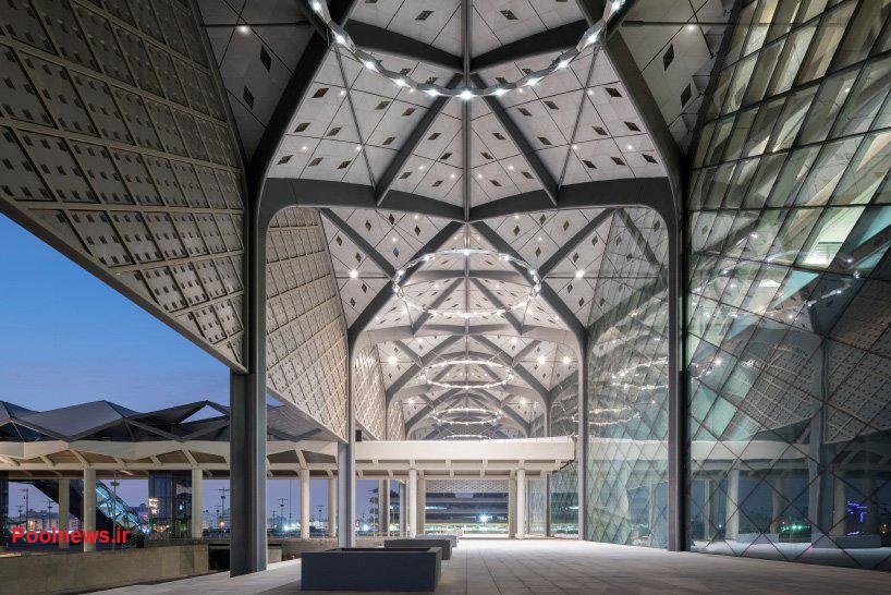معماری ویژه در مسیر قطار سریع السیر عربستان(+عکس)