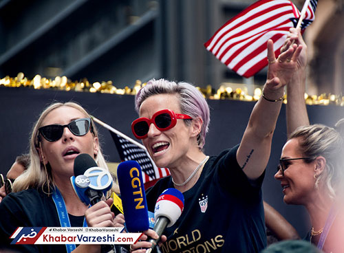 جشن قهرمانی زنان آمریکا در خیابان(+عکس)