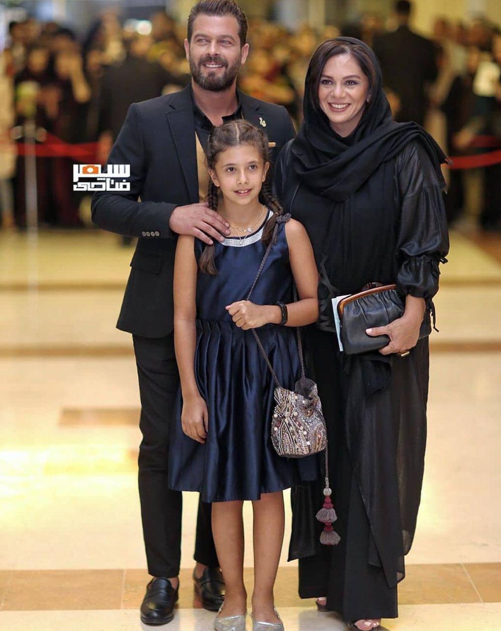 پژمان بازغی و خانواده اش در جشن حافظ (عکس)