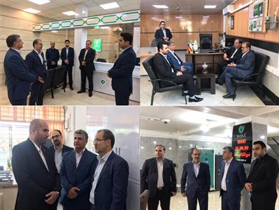 بازدید عضو هیات مدیره بانک قرض الحسنه مهر از شعب خوزستان