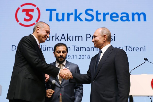 اردوغان: افتتاح خط لوله گاز روسیه-ترکیه در 8 ژانویه