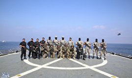 دومین روز رزمایش مرکب امنیت دریایی ایران و روسیه
