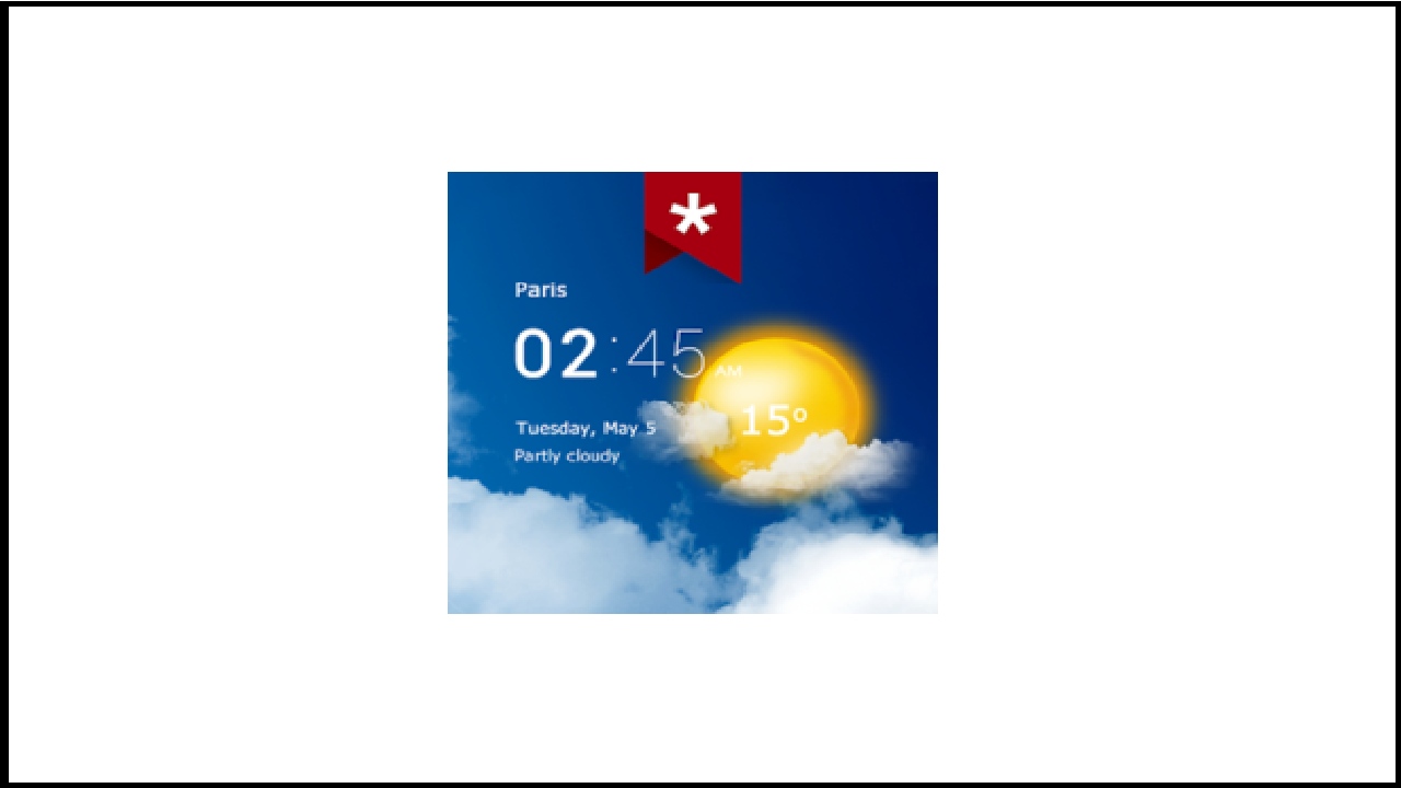 دانلود برنامه ساعت و آب و هوای Transparent clock & weather Pro ۵.۲۶.۰