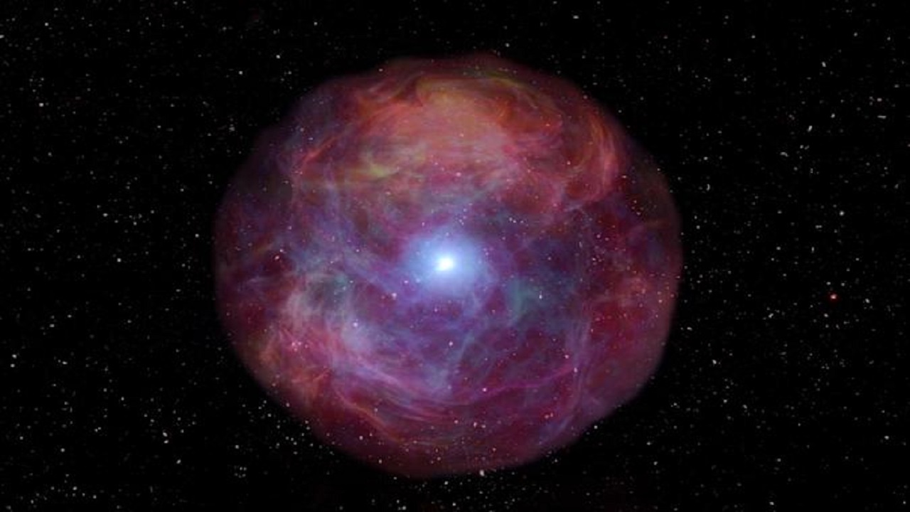 لحظه ابرنواختر شدن یک ستاره سرخ برای اولین بار ثبت شد