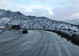 برف و باران در جاده‌های ۳ استان کشور