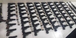 کشف ۱۱۰ قبضه انواع سلاح غیرمجاز در خوزستان