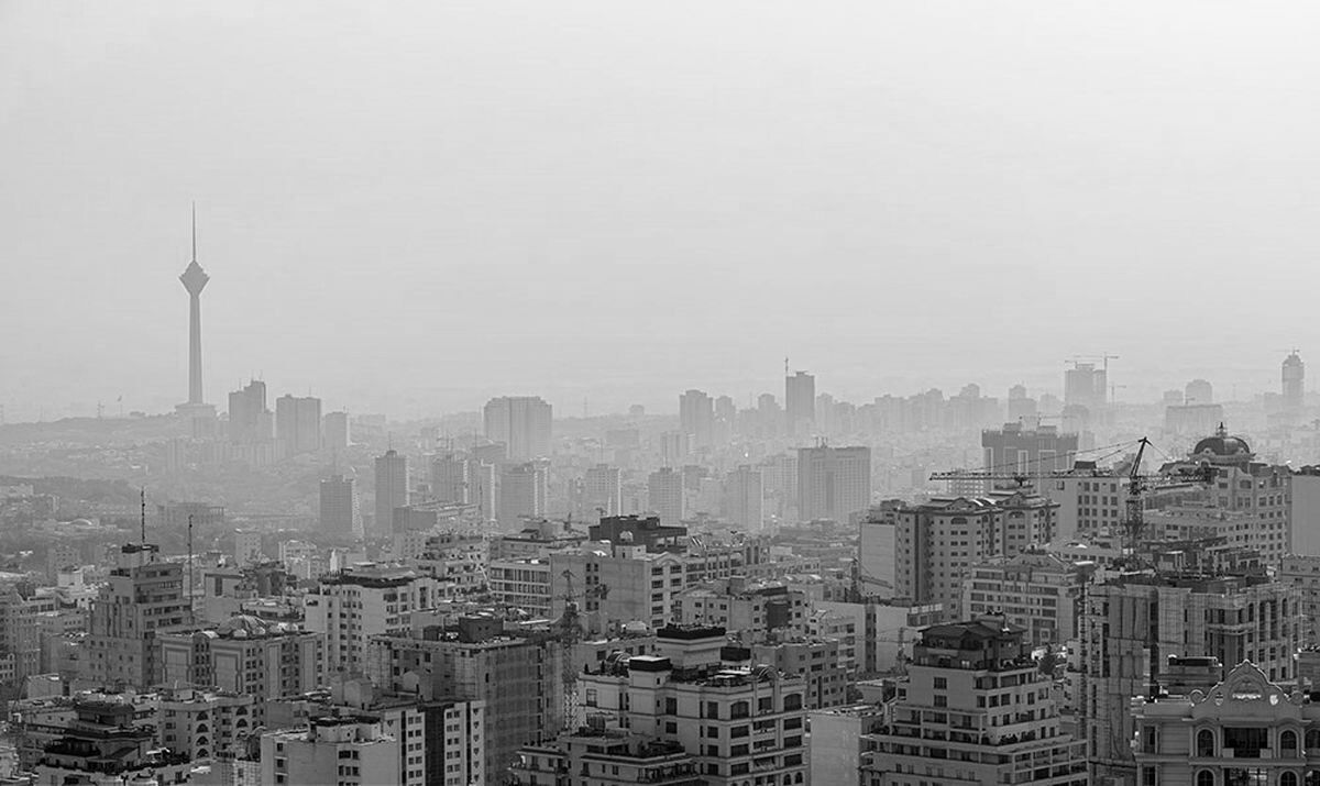 وضعیت آلودگی هوای تهران برای حساس‌ها