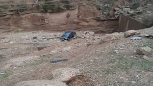 سقوط مرگبار خودروی پژو به دره