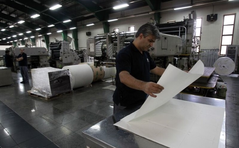 700 هزا تن انواع کاغذ بسته بندی تولید شد