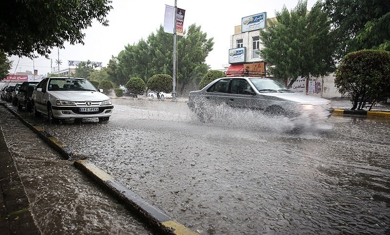 بارش باران در برخی از استان ها افزایش یافت