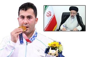 رئیس جمهور کسب مدال طلای المپیک را به سجاد گنج‌زاده تبریک گفت
