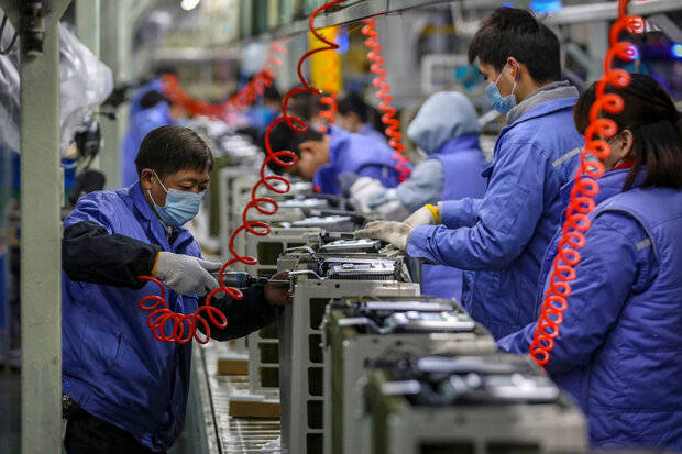 صنعت چین 67 درصدی رشد کرد