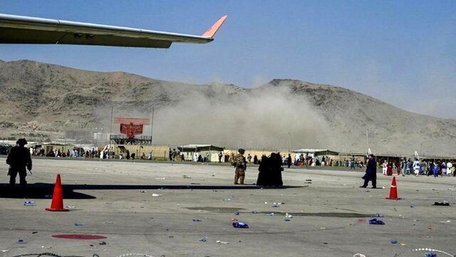بارانی از ترکش در فرودگاه کابل!