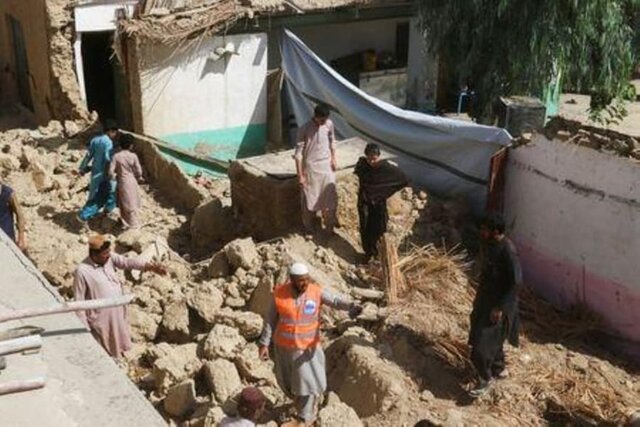 تخریب صدها خانه در پی وقوع زلزله در جنوب پاکستان