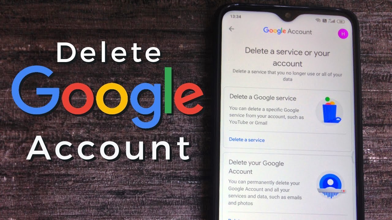 چطور حساب گوگل خود را حذف کنیم؟