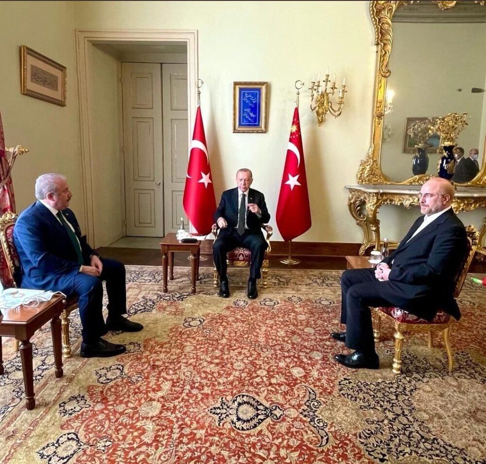 تصویر دیدار قالیباف با اردوغان جنجال به پا کرد!