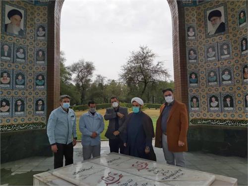 دیدار سرپرست امور ایثارگران ذوب آهن‌ اصفهان با مسئول امور ایثارگران شرکت
